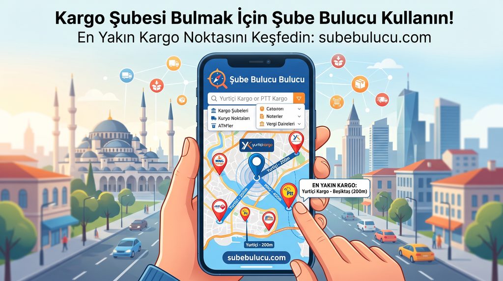 Şube Bulucu Kargo Şubesi Bulmak İçin Kullanılabilir mi?